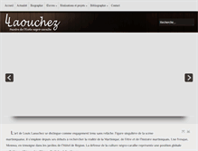 Tablet Screenshot of louislaouchez.com